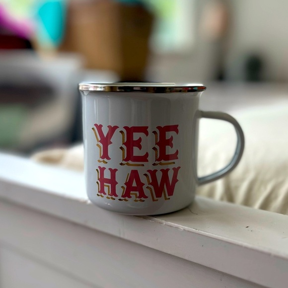 NEW Yee Haw Cowgirl Stampede Camp Mug 10 oz - Picture 4 of 7